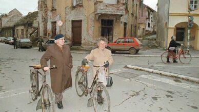 Ceste su bile neprepoznatljive, nakon pada Vukovara izgledale su kao veliko odlagalište cigli