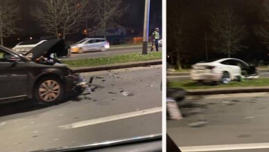 Dvije nesreće na Slavonskoj u Zagrebu, nema ozlijeđenih