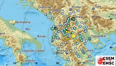 Snažan potres magnitude 5,5 zatresao Sjevernu Makedoniju, epicentar kod granice s Grčkom