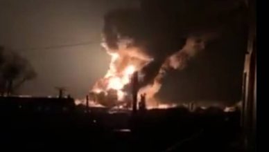 VIDEO Ekološka katastrofa kraj Kijeva: 'Rusi su bombardirali rafineriju, žele uništiti baš sve'