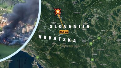 Eksplozija u kemijskoj tvornici u Sloveniji, 15 km od Hrvatske. Više od 20 ljudi je ozlijeđeno