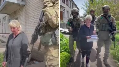 VIDEO Uhitili ženu koja je navodno otkrivala identitete ukrajinskih vojnika i policajaca