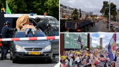 Nizozemski farmeri izašli na ulice: Gnojivo bavili na zgradu vlade, blokirali prometnice...
