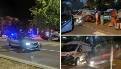 Nesreća u Velikoj Gorici: Više je ozlijeđenih, automobil na krovu