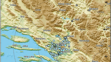 Potres jačine 3,4 po Richteru razbudio je Hercegovinu i jug Hrvatske: 'Kao eksplozija...'