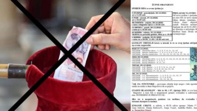 Župa u Vinkovcima: 'Ponizno molimo da od 1. siječnja više ne dajte nam kune za milostinju'