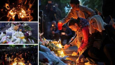 Tuga u Beogradu: Brojni pale svijeće i polažu cvijeće kod škole u počast nastradalima