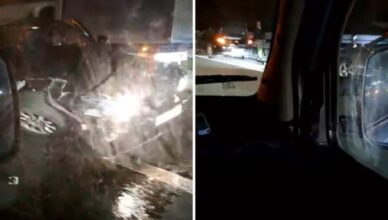 VIDEO Kaos kod Lučkog: Autom ušao u krivi smjer i sudario se, nastala kilometarska kolona