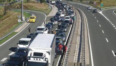 HAK: Zbog nesreće na A1  vozi se jednim prometnim trakom, kolona dugačka tri kilometra