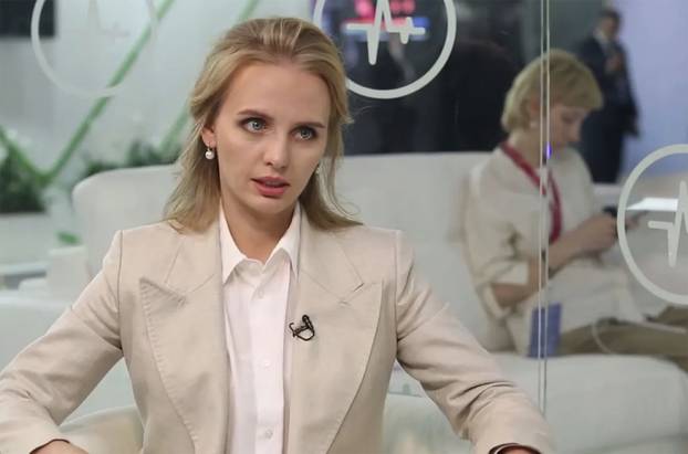 Putin's daughter Maria Vorontsova, 38.