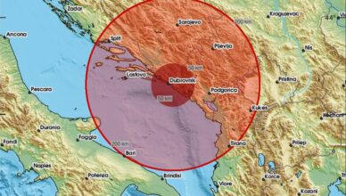 Potres jačine 5.4 po Richteru probudio Crnu Goru! Osjetio se i u Dalmaciji: 'Dobro je zaljuljalo'