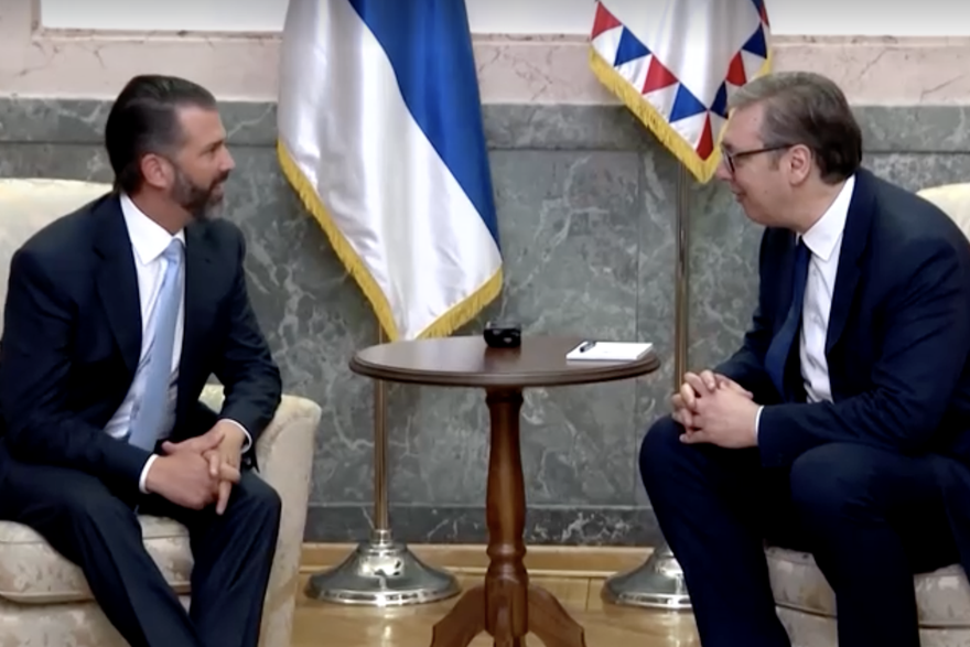 Sin Donalda Trampa u poseti Srbiji, sastao se sa predsednikom Aleksandrom Vučićem