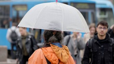 Za vikend tmurno vrijeme, kiša i grmljavina. Ništa od Sunca...