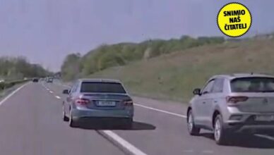Opasna vo&zcaron;nja na A1