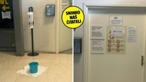 U Klinici za tumore pokvaren je magnet. Stavili kante za vodu; Ravnatelj: Ništa ne prokišnjava