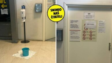 U Klinici za tumore pokvaren je magnet. Stavili kante za vodu; Ravnatelj: Ništa ne prokišnjava