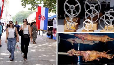 FOTO Sve je spremno za Sinjsku alku: 'Nešto je manje svita zbog kiše, ali grad će živnut popodne'