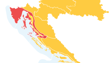 Meteoalarm za cijelu Hrvatsku! U nedjelju temperature do 39°C