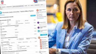 Ministrica objavila karticu: Plaća veća od 4500 €, a muž joj zarađuje više od Plenkovića!