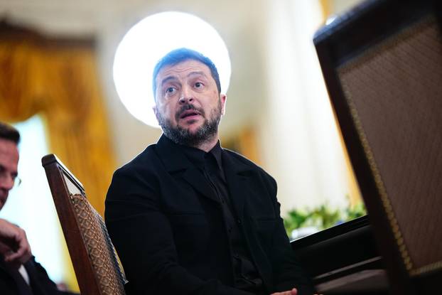 Trump Meets President Zelenskyy of Ukraine and European Leaders