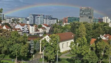 FOTO Duga nad Zagrebom