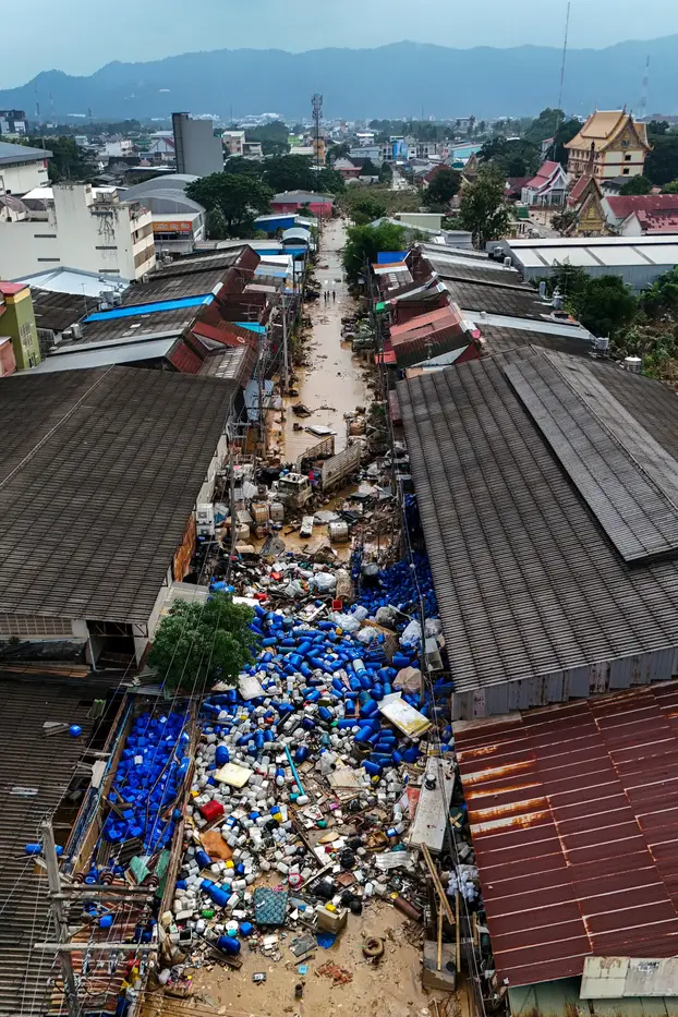 Heavy flooding in southern Thailand