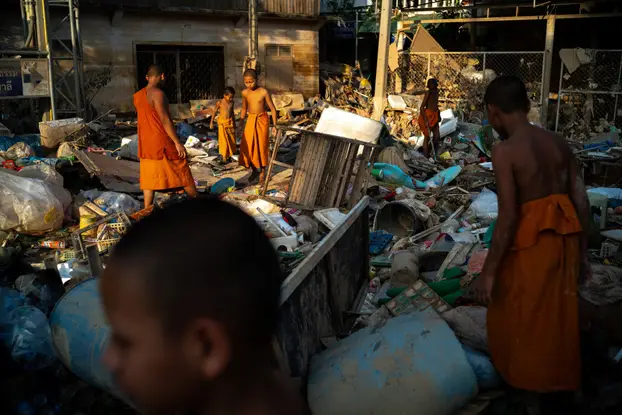 Heavy flooding in southern Thailand