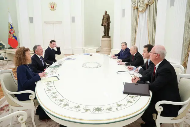 Russian President Putin meets U.S. special representative Witkoff in Moscow