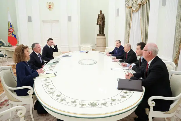 Russian President Putin meets U.S. special representative Witkoff in Moscow