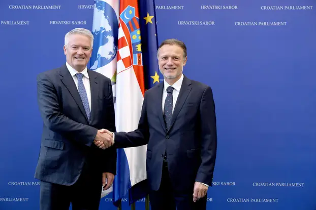 Zagreb: Jandroković primio glavnog tajnika Organizacije za ekonomsku suradnju i razvoj Mathiasa Cormanna