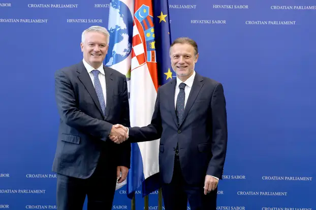 Zagreb: Jandroković primio glavnog tajnika Organizacije za ekonomsku suradnju i razvoj Mathiasa Cormanna