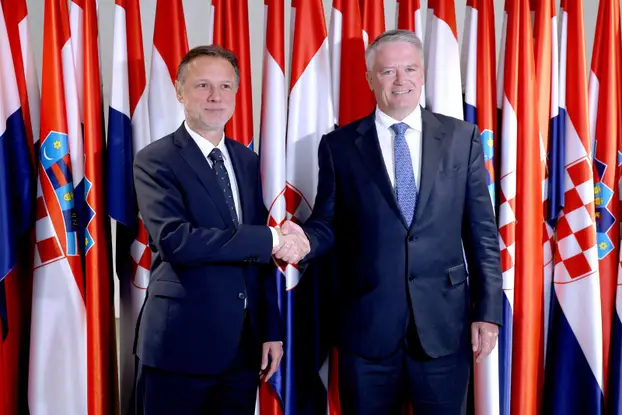 Zagreb: Jandroković primio glavnog tajnika Organizacije za ekonomsku suradnju i razvoj Mathiasa Cormanna