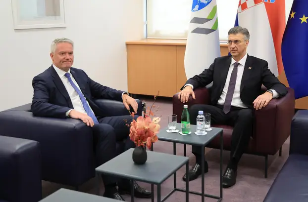 Zagreb: Plenković i Cormann održali sastanak